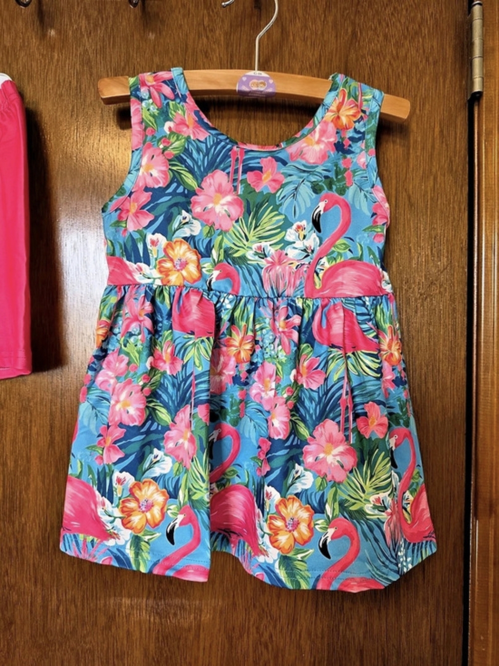 Pete + Lucy "Flamingo Fling" Dress Girls Floral Matching Set NWT